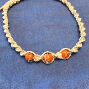 Handmade Necklace with Glass Beads